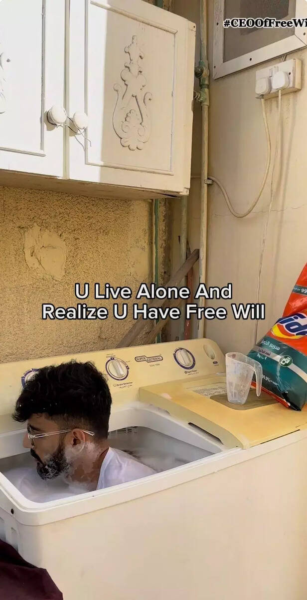 Instagram/iits_wahab7 | Creators across TikTok and Instagram are leaning into this idea: when nobody is watching, free will becomes visible. It becomes chaotic. It becomes funny.