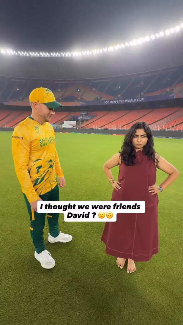 Instagram/princyparriikh | Princy Parikh's viral reel with David Miller was deleted from Facebook.