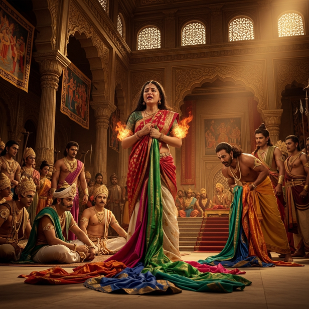 ​Krishna Protecting in Crisis