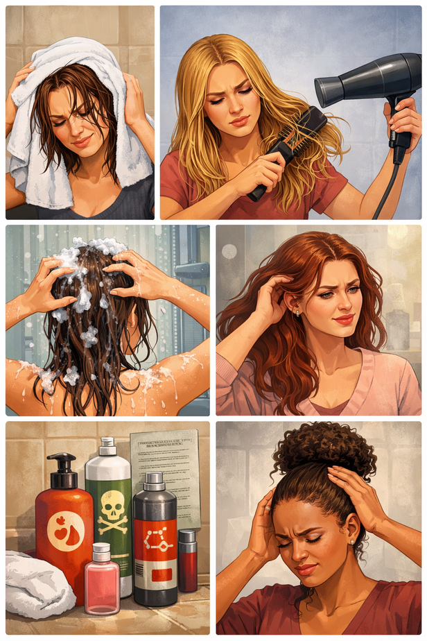 Hair Care Mistakes