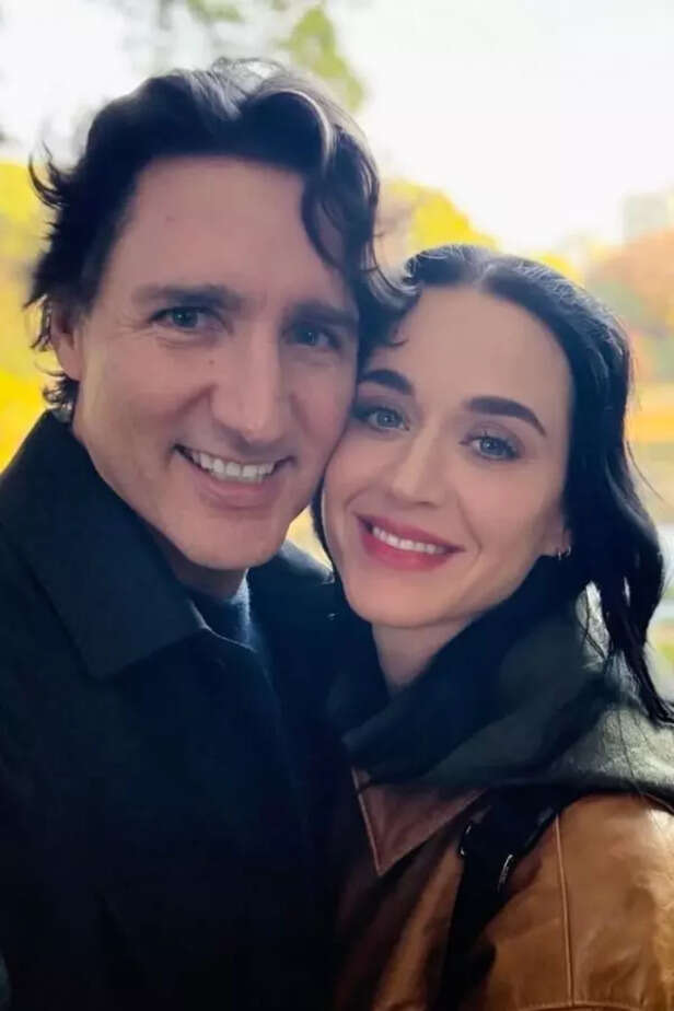 Katy Perry with Justin Trudeau
