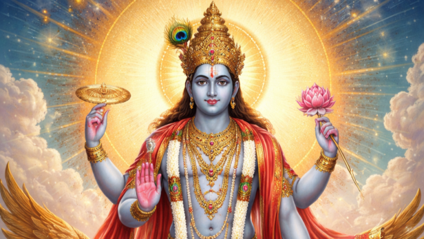 Lord Vishnu (Image Credit: AI)