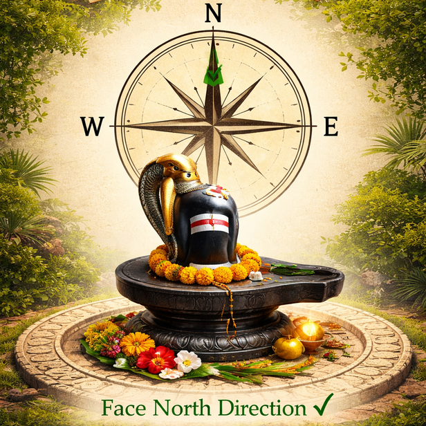 Correct Direction for Shivling