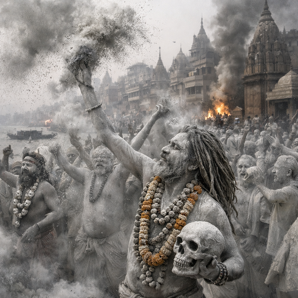 Sacred Ash Holi in Kashi