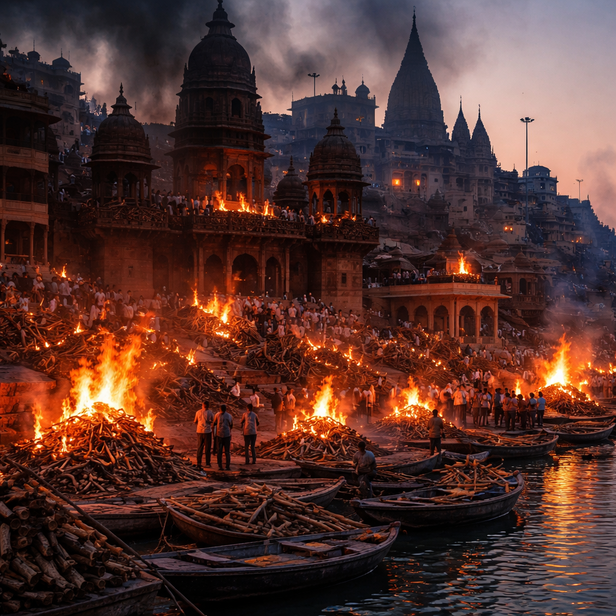 The Eternal Flames of Manikarnika