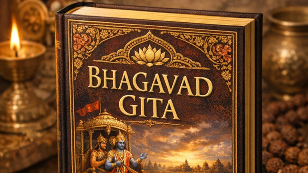Bhagavad Gita (Image Credit: AI)