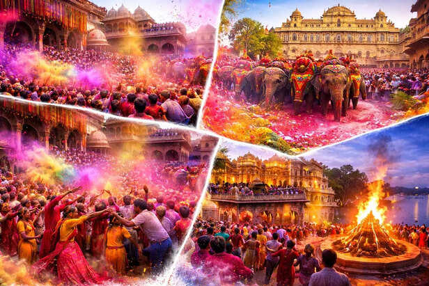 ​Iconic Holi Celebrations Across India