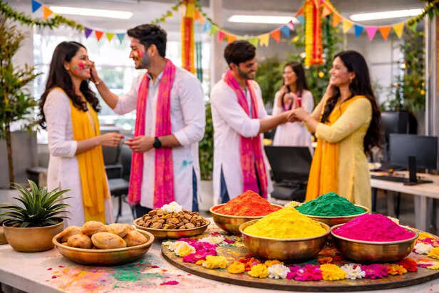 ​Dry and Eco Friendly Holi Celebration at Work