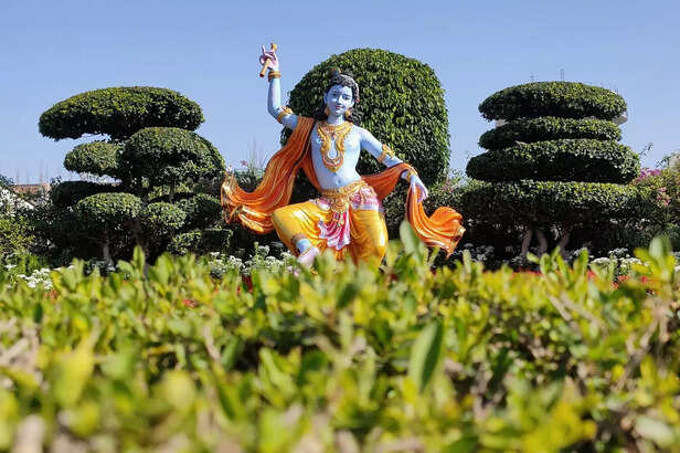 Lord Krishna Sculpture at Vrindavan