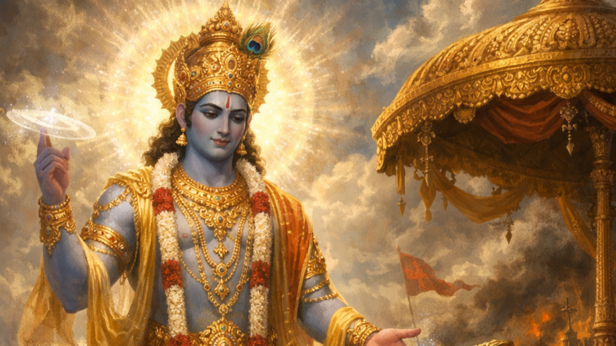 “Treat pleasure &amp; pain, gain &amp; loss, victory &amp; defeat alike" (Image Credit: AI)