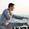 Young man in sportswear on workout