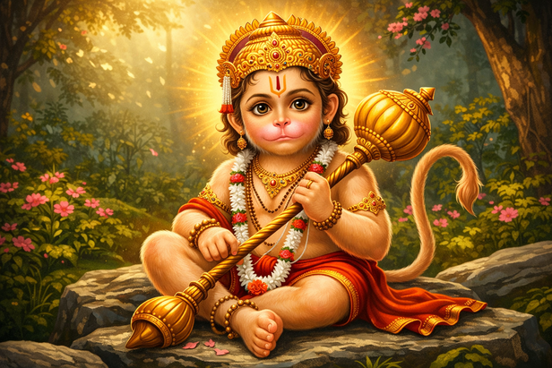 people think of Hanuman, they imagine strength.