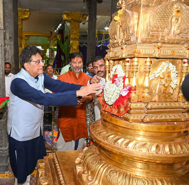 Tirupati, Jun 16 (ANI): Union Minister of Commerce and Industry Piyush Goyal off...