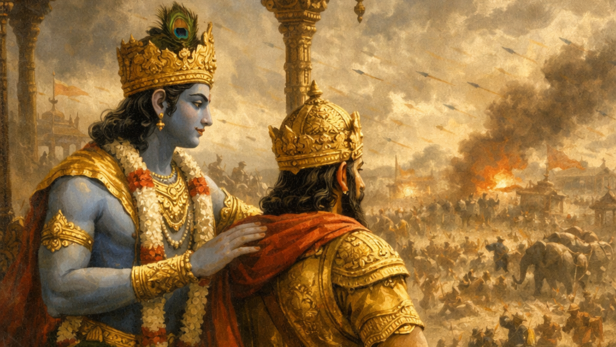 Mahabharata War (Image Credit: AI)