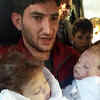 ‘Say Goodbye, Baby’ Syrian Man Bids Farewell To Nine-Month-Old Twins ...