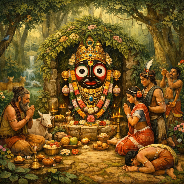 Neelamadhava Worship in the Forest