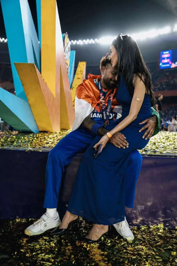 X/@FltLtAnoopVerma | An FIR against Hardik Pandya was because of his dancing with his girlfriend in celebration of his victory.