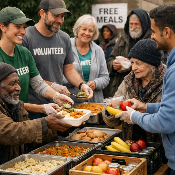 Donating Food to the Needy