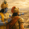 Lord Krishna &amp; Arjuna (Image Credit: AI)