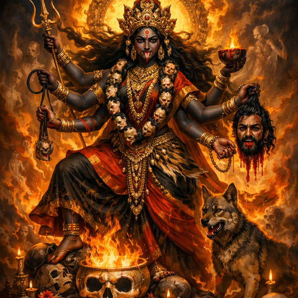 “Devi Bhuteshwari in Her Full Glory”