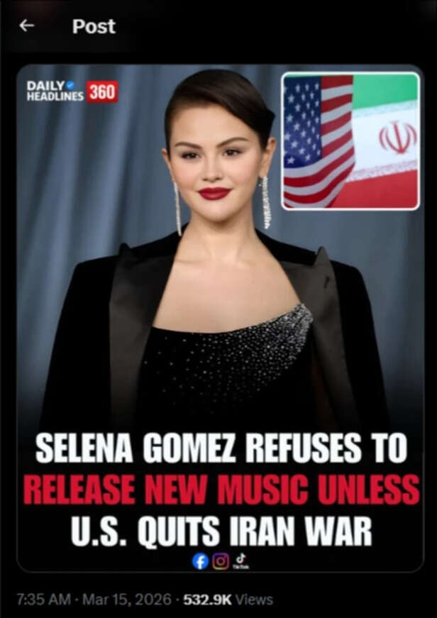 After the clone theory, new Selena Gomez rumour goes viral