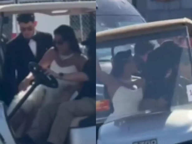 X| @tmz| Nick and Priyanka’s tense golf cart moment before Oscars