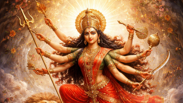 Goddess Durga (Image Credit: AI)