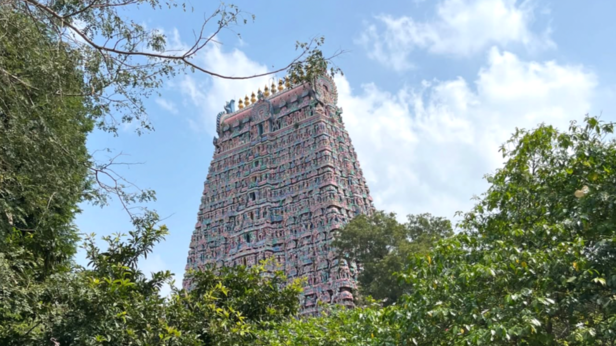Rajagopuram or tower of the temple is 173 feet tall | Instagram - @kamal_archives