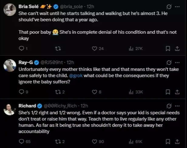 X | @ayekeeno | The Feud That Turned Into Controversy Over Her Son