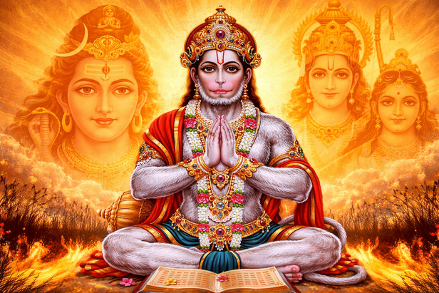 Lord Hanuman is known for strength.