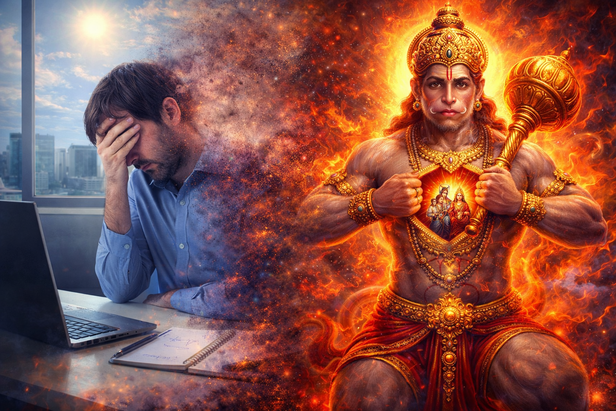 Lord Hanuman Handles Energy