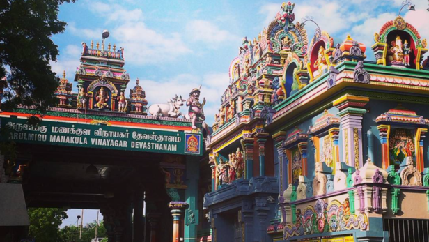 Intricate Carvings at Manakula Vinayagar Temple | Instagram - @vinn567