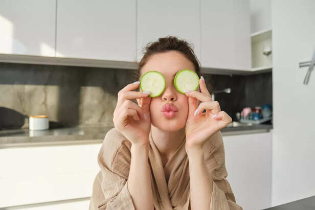 Cucumber Slices for Summer Skin
