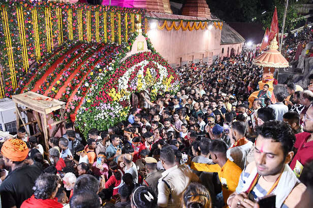 Guwahati, Jun 23 (ANI): Devotees throng at Maa Kamakhya Temple during the annual...