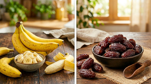 Banana or Dates, Which is Better for Energy? (Image Credit: AI)
