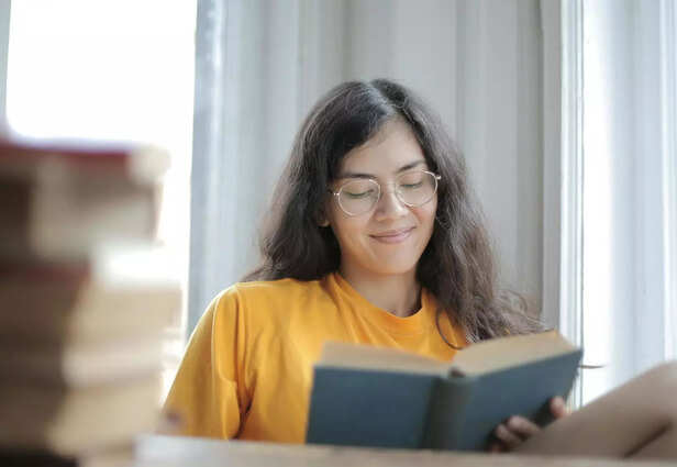 Person reading and learning