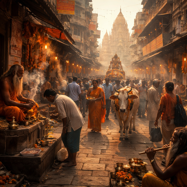 Divine Life in Kashi Streets