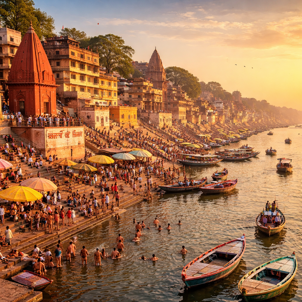 Sacred Assi Ghat View