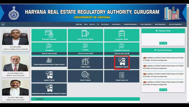 Screenshot-of-Registered-Projects-tab-on-Haryana-RERA-website