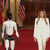 Melania Trump unveils humanoid robot at White House summit, futuristic ...