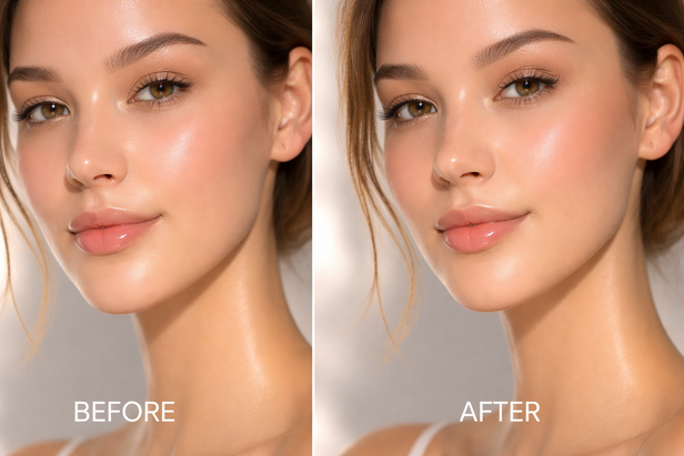 A no makeup - makeup look