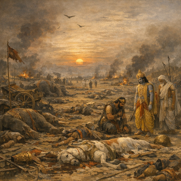 Dushala Stops Arjuna’s Horse