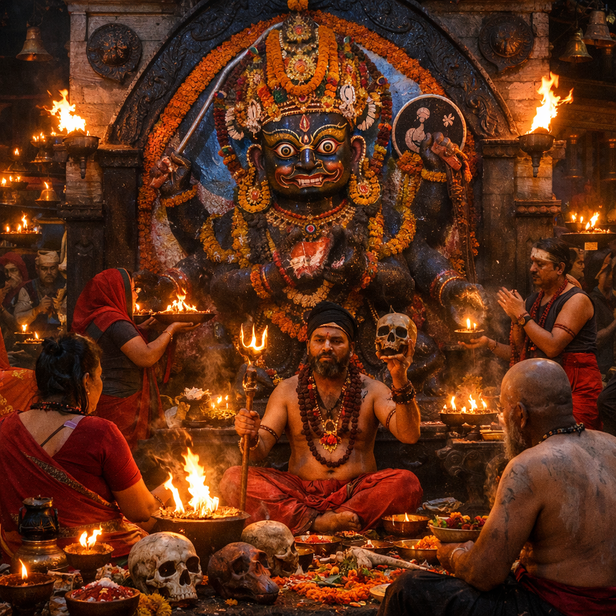 ​Tantric Rituals at Kal Bhairav Temple