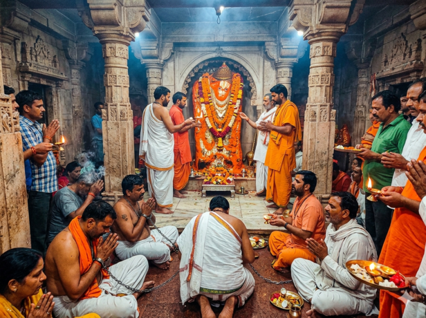 ​ Mehandipur Balaji Temple Ritual Scene