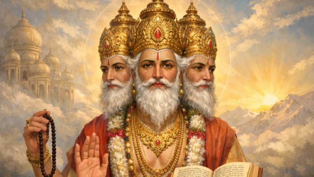 Lord Brahma (Image Credit: AI)