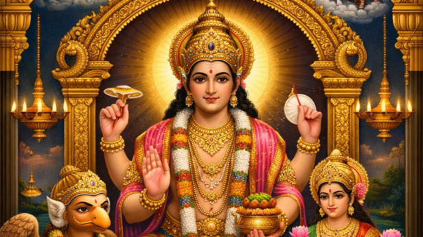 Lord Satyanarayana (Image Credit: AI)