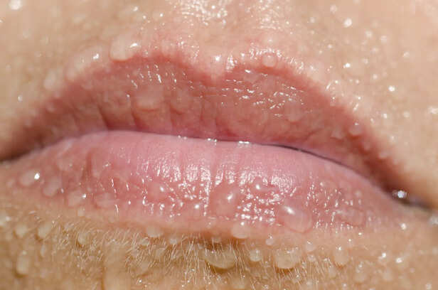 Soft Exfoliated Lips Close-Up
