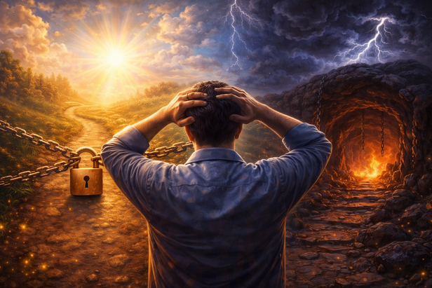 Person Making Quick Decision