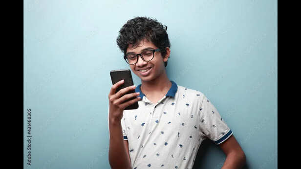 Child scrolling reels