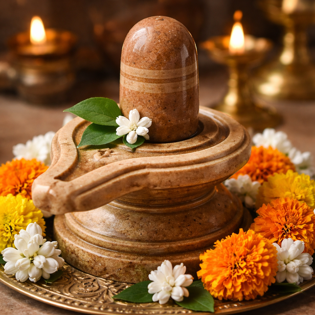 Clay or Sandstone Shivling